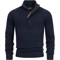 INDICODE JEANS Pull-over ' INIsalu ' bleu foncé