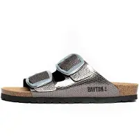 Bayton Mule 'Alicante' gris / noir
