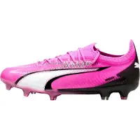 Puma Chaussure de foot 'Ultra Ultimate' rose / noir / blanc