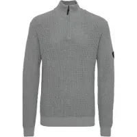INDICODE JEANS Pull-over gris / noir