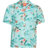 Superdry Chemisier turquoise / aqua / orange / rouge / blanc