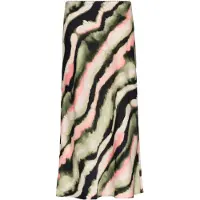 s.Oliver Black Label Jupe beige clair / bleu nuit / olive / rose