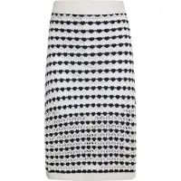 Ebeeza Jupe noir / blanc