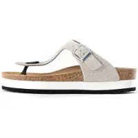 Bayton Mule 'Asturias' beige clair / argent
