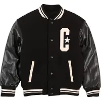 Converse Veste mi-saison noir / blanc cassé