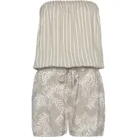 LASCANA Combinaison gris / blanc
