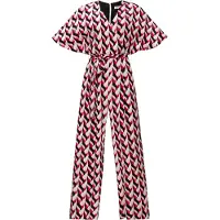 s.Oliver Black Label Combinaison rose / magenta / noir / blanc