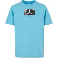 Mister tee T-Shirt 'Pray' bleu / gris / noir / blanc