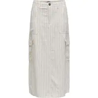 ONLY Jupe 'ONLMalfy' marron / blanc