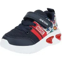 Geox Baskets bleu marine / jaune / rouge sang / blanc