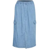 Kaffe Jupe bleu denim