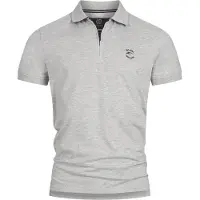 INDICODE JEANS T-Shirt ' Yonah ' gris chiné / noir