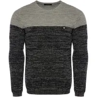 Carisma Pull-over gris chiné / noir
