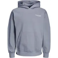 Jack & Jones Sweat-shirt 'JCOAero' gris basalte / blanc