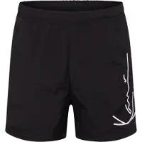 Karl kani Shorts de bain noir / blanc