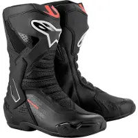 Alpinestars SMX-6 V3, bottes ,Noir/Rouge Néon ,41 EU