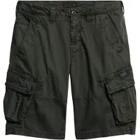 Superdry pour homme. M7110433A Short cargo Vert foncé (28), Casuel, Coton