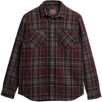 Superdry Veste mi-saison rouge / noir / blanc