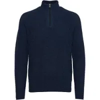 !Solid Pull-over 'Kotch' bleu foncé