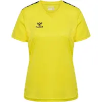 Hummel T-shirt fonctionnel 'Authentic' jaune / noir