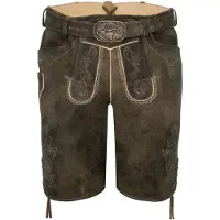 Spieth & Wensky Pantalon folklorique 'Wagnun' beige foncé