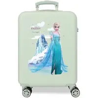 Disney pour fille. 4681741 Valise cabine Frozen Arendelle est magique rigide 55 cm vert (OSFA), Casuel, ABS/Polycarbonate, mode enfantine