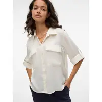 Vero Moda Chemisier 'Fabiana' écru