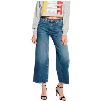 ONLY Madison Wide Cropped High Waist Jeans Bleu 24 / 32 Femme