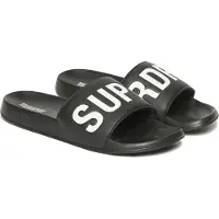 Superdry Core Vegan Pool Slides Beige EU 40-41 Homme