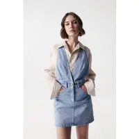 Salsa Jeans Glamour Long Sleeve Overall Bleu 31 Femme