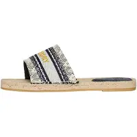Superdry Canv Overlay Sandals Bleu EU 37 Femme