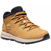Timberland unisex pour enfant. TB0A2G7M2311 Bottes en cuir Sprint Trekker Mid Lace Up jaune (25), Plat, Lacets, Casuel, mode enfantine