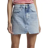 Superdry Vintage Denim Mini Skirt Bleu 26 Femme