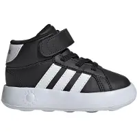 Adidas Grand Court Mid Infant Trainers Noir EU 19 Enfants