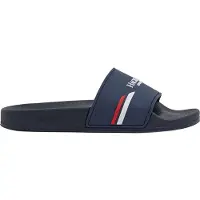 Hackett pour homme. HMS21287 Tongs Logo Sport Marine (45), Plat, Aucun, Casuel, Beachwear