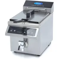 Maxima - Friteuse Gastro - 8 l - 1 panier - Jusqu'à 1,4 kg de frites