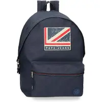 Pepe Jeans Aidan 44 Cm 20l Backpack Bleu Enfants