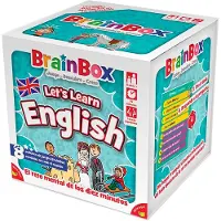 Asmodee Brainbox Let's Learn English Jeu de société Espagnol Multicolore One Size