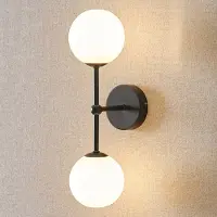 LumenXL Applique moderne à 2 lumières Runda - noire