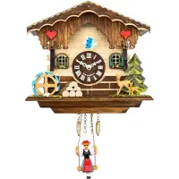 Engstler - 0187 SQ - Horloge murale avec balançoire - Quartz