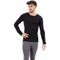 Adidas Xperior Merino 260 Baselayer Long Sleeve T-shirt Noir L Homme