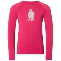 Super.natural Bennie Bear175 Long Sleeve T-shirt Rose 140 cm Fille