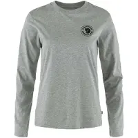 Fjällräven 1960 Logo Long Sleeve T-shirt Gris M Femme