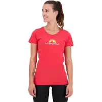 La Sportiva Footstep Short Sleeve T-shirt Rouge S Femme
