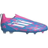 Adidas F50 League Laceless Fg/mg Junior Football Boots Bleu EU 28 1/2 Enfants
