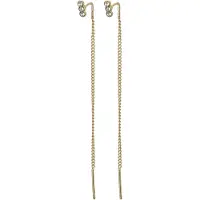 Pilgrim Boucles d'oreilles 'Tittiana' or / transparent