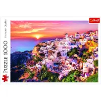 Trefl Puzzle Cubes 1000 Coucher De Soleil Sur Santorin 10435