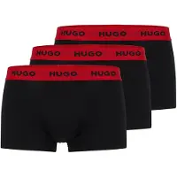 HUGO lot de trois boxers Homme Noir