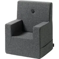 By KlipKlap Fauteuil - Kids Chair XL - Blue Grey w. Grey - - UneTaille - Chaise