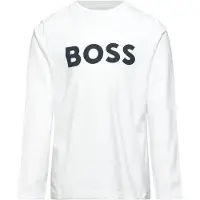 BOSS Blouse - Blanc av. Marine - - 16 ans (176) - Blouse